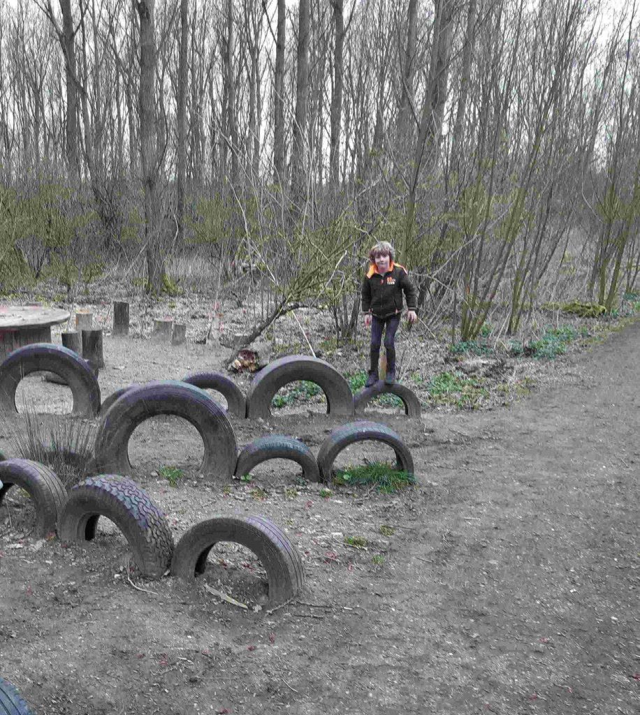 Natuurspeeltuin en klauterbos het Klauterwoud Vlaardingen